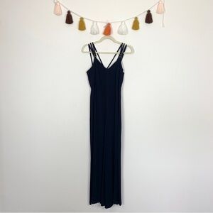 Vintage Gillian Wide Leg Navy Blue Jumpsuit Size 6